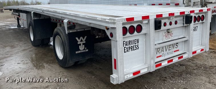 image for item MJ9669 2015 Kruz RAFB-53-102  flatbed trailer