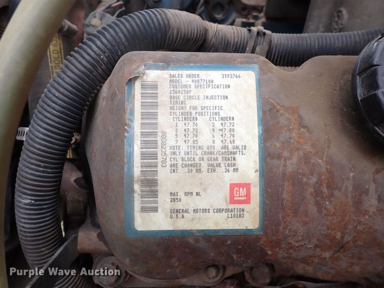 image for item DI1915 1991 Chevrolet  school bus