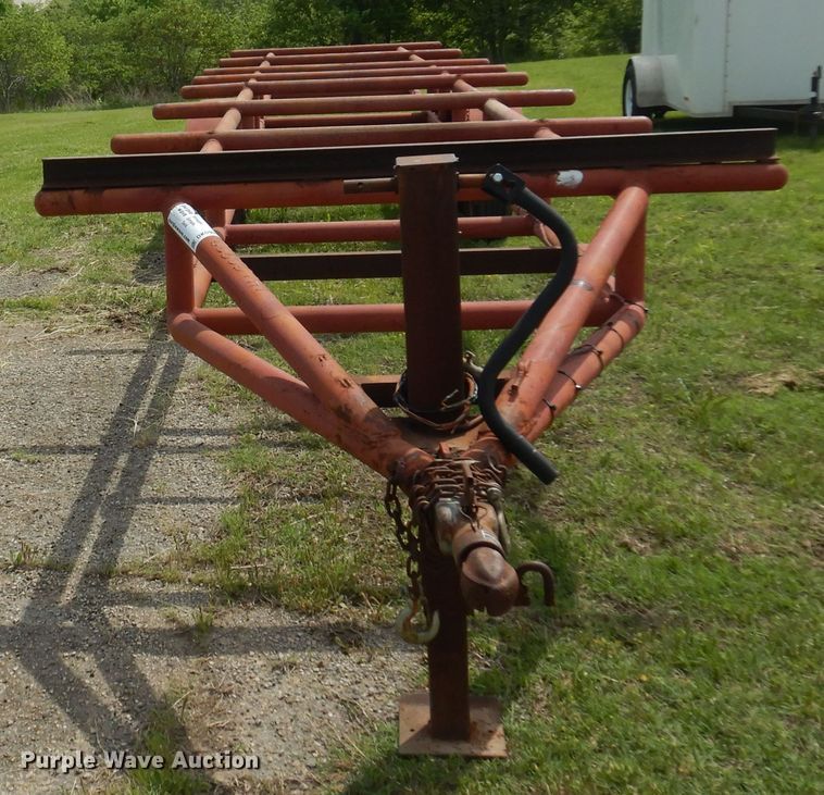 image for item DK0931 Shop built  pipe trailer