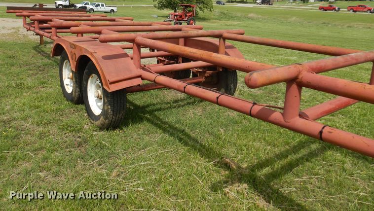 image for item DK0931 Shop built  pipe trailer