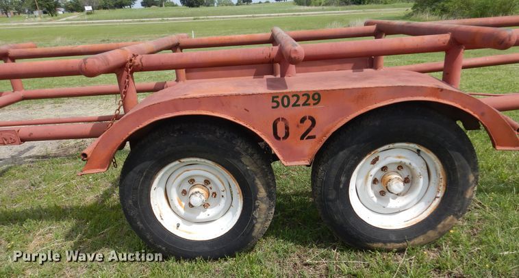 image for item DK0931 Shop built  pipe trailer