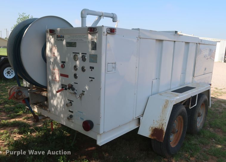image for item DK3700 1997 Sreco Flexible HV2060TR  sewer jetter trailer