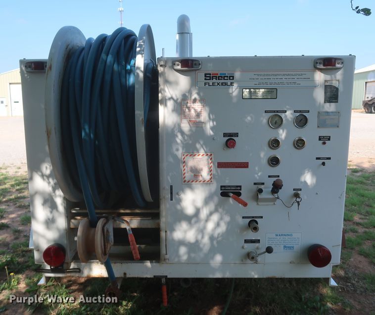 image for item DK3700 1997 Sreco Flexible HV2060TR  sewer jetter trailer
