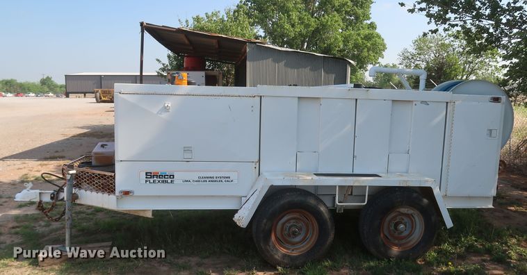 image for item DK3700 1997 Sreco Flexible HV2060TR  sewer jetter trailer