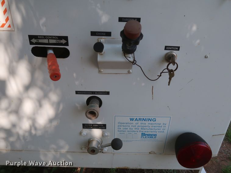 image for item DK3700 1997 Sreco Flexible HV2060TR  sewer jetter trailer