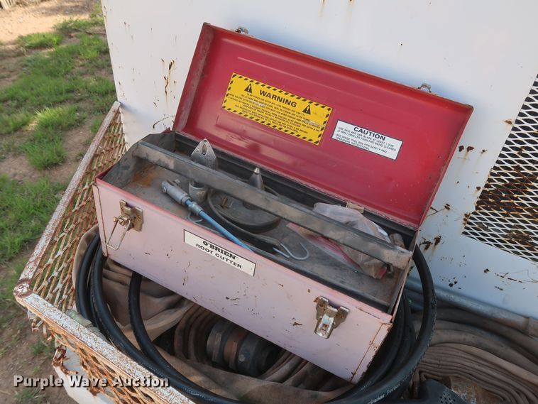 image for item DK3700 1997 Sreco Flexible HV2060TR  sewer jetter trailer