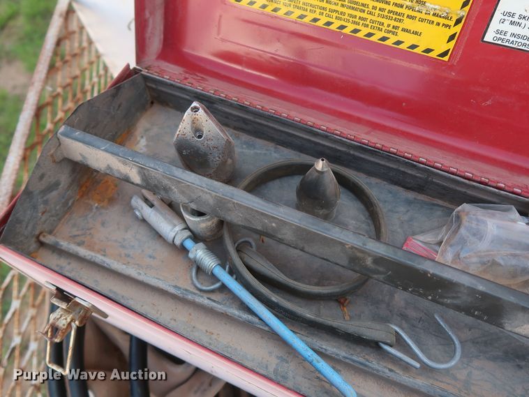 image for item DK3700 1997 Sreco Flexible HV2060TR  sewer jetter trailer