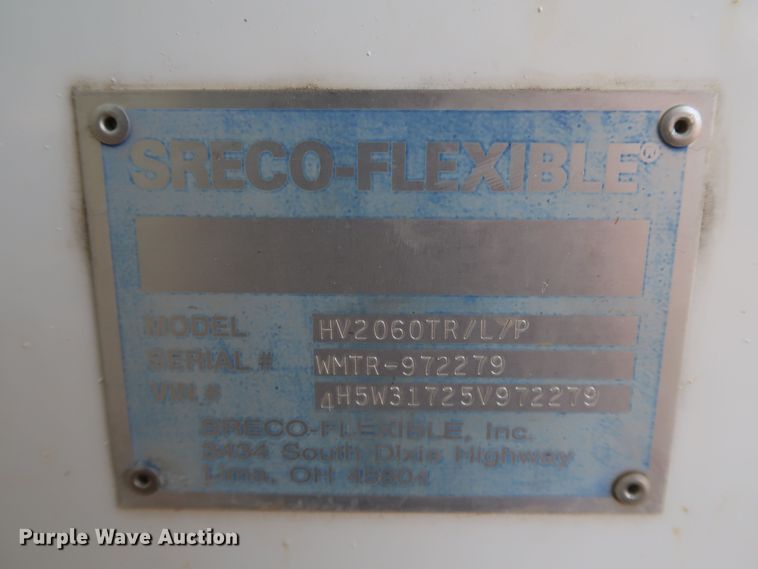 image for item DK3700 1997 Sreco Flexible HV2060TR  sewer jetter trailer