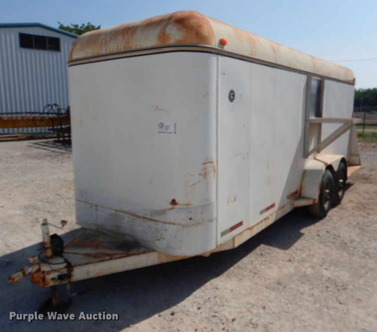 image for item DL0708 2000 Circle C  enclosed cargo trailer