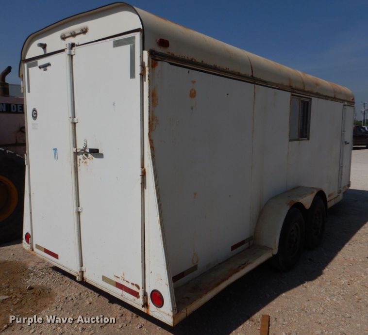 image for item DL0708 2000 Circle C  enclosed cargo trailer