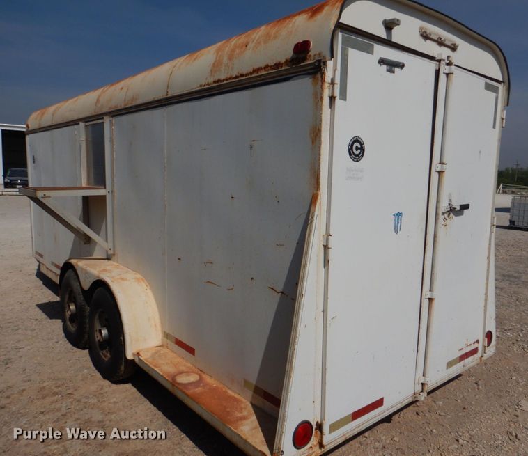 image for item DL0708 2000 Circle C  enclosed cargo trailer