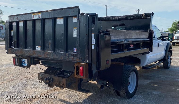image for item DM4126 2016 Ford F450 Super Duty XL  Crew Cab dump flatbed truck