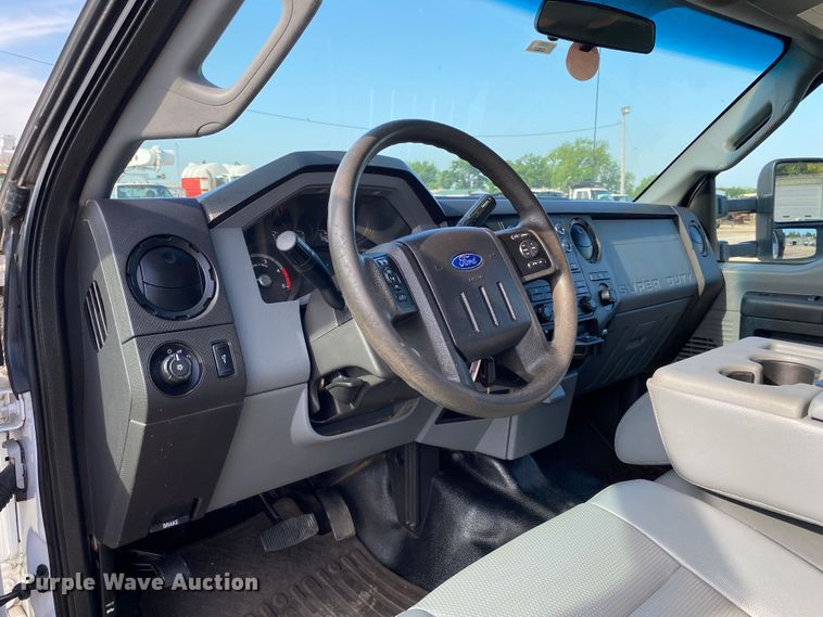 image for item DM4126 2016 Ford F450 Super Duty XL  Crew Cab dump flatbed truck