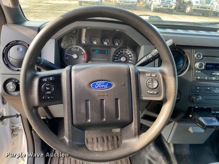 image for item DM4126 2016 Ford F450 Super Duty XL  Crew Cab dump flatbed truck