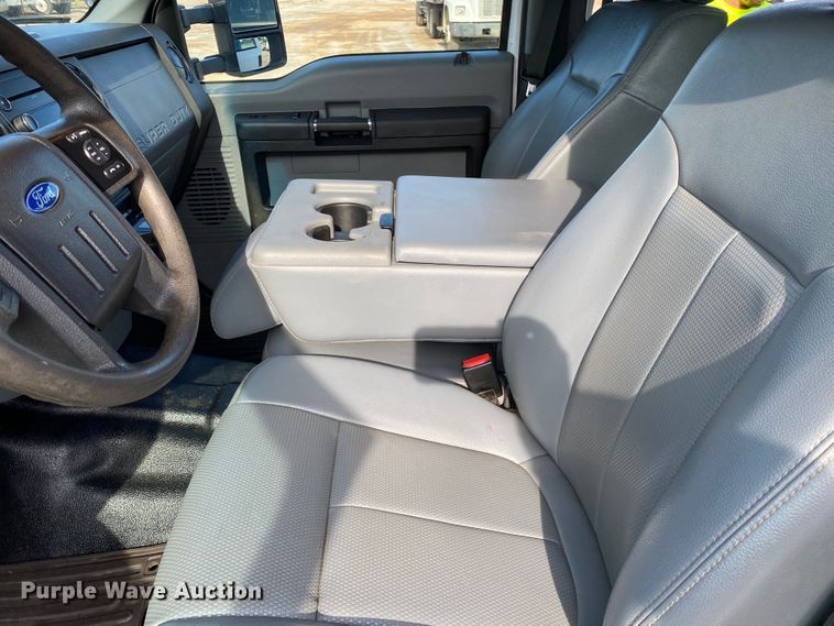 image for item DM4126 2016 Ford F450 Super Duty XL  Crew Cab dump flatbed truck