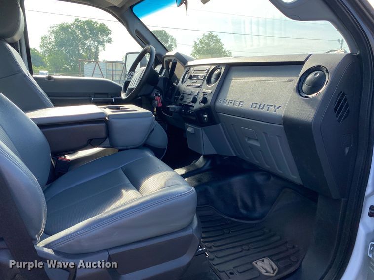 image for item DM4126 2016 Ford F450 Super Duty XL  Crew Cab dump flatbed truck