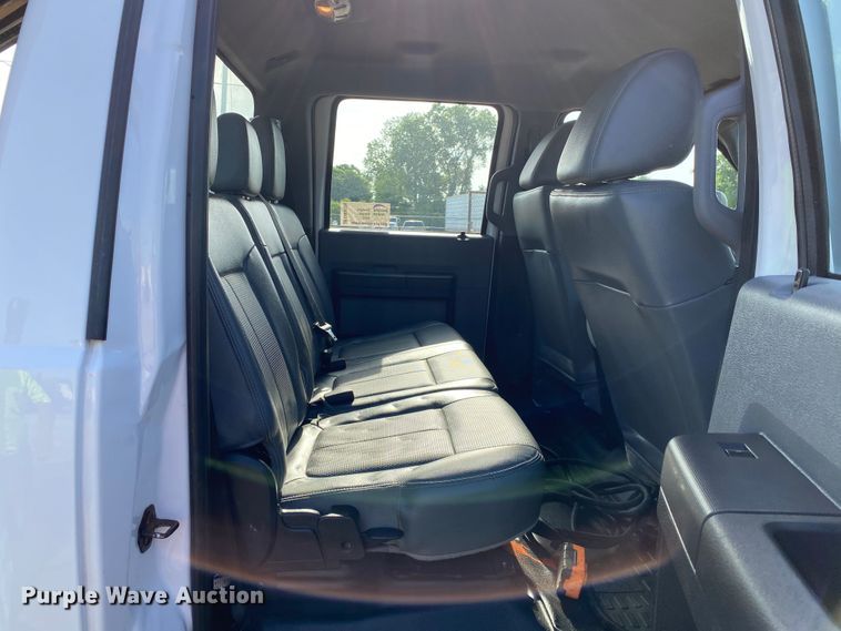 image for item DM4126 2016 Ford F450 Super Duty XL  Crew Cab dump flatbed truck