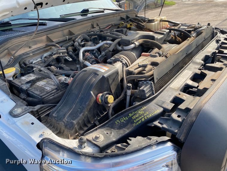 image for item DM4126 2016 Ford F450 Super Duty XL  Crew Cab dump flatbed truck