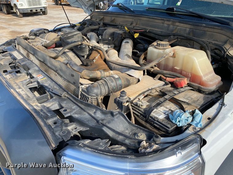 image for item DM4126 2016 Ford F450 Super Duty XL  Crew Cab dump flatbed truck