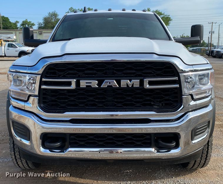 image for item DM4127 2021 Dodge Ram 5500HD Crew Cab flatbed truck