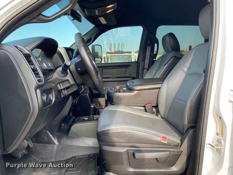 image for item DM4127 2021 Dodge Ram 5500HD Crew Cab flatbed truck