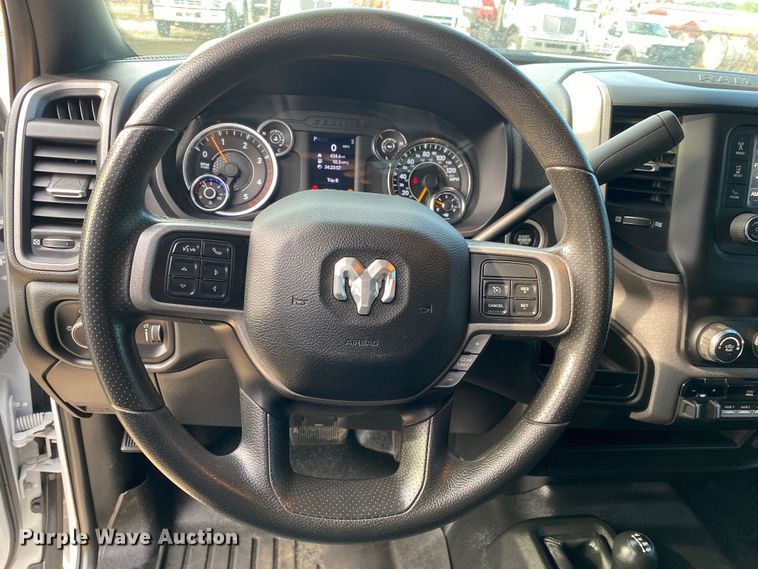 image for item DM4127 2021 Dodge Ram 5500HD Crew Cab flatbed truck