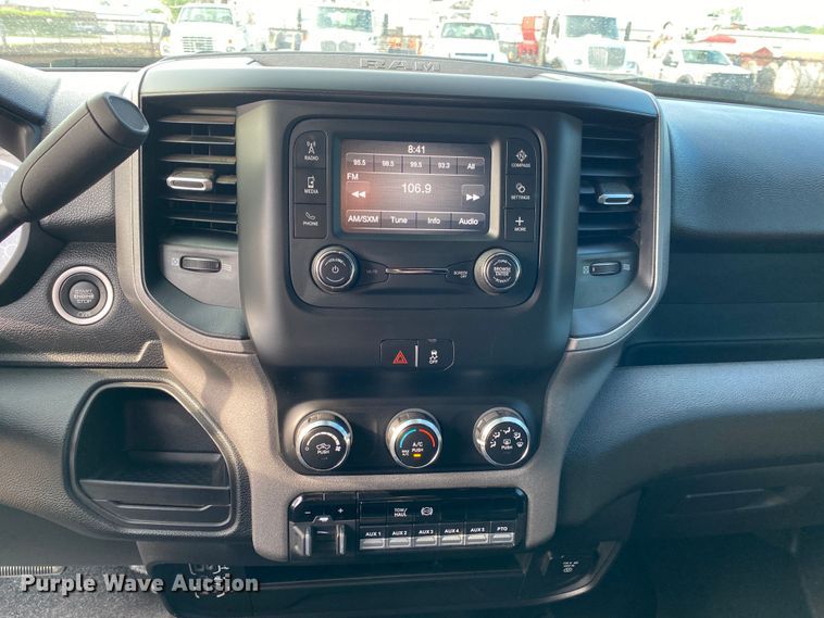 image for item DM4127 2021 Dodge Ram 5500HD Crew Cab flatbed truck