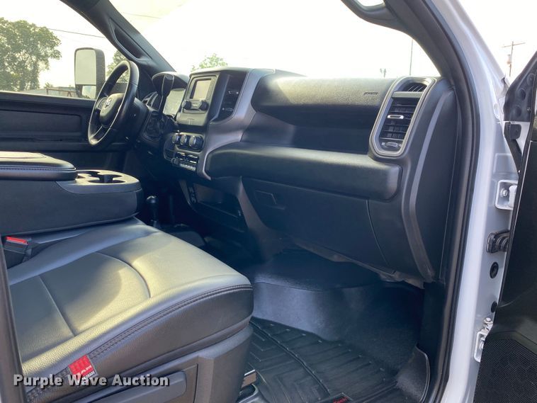 image for item DM4127 2021 Dodge Ram 5500HD Crew Cab flatbed truck