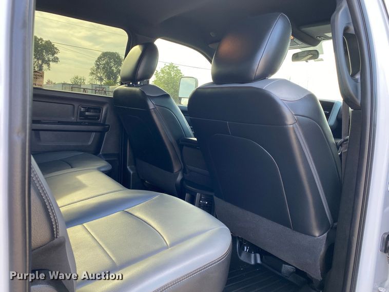 image for item DM4127 2021 Dodge Ram 5500HD Crew Cab flatbed truck