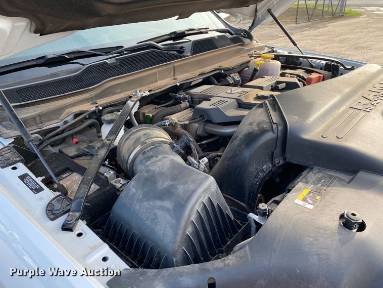 image for item DM4127 2021 Dodge Ram 5500HD Crew Cab flatbed truck