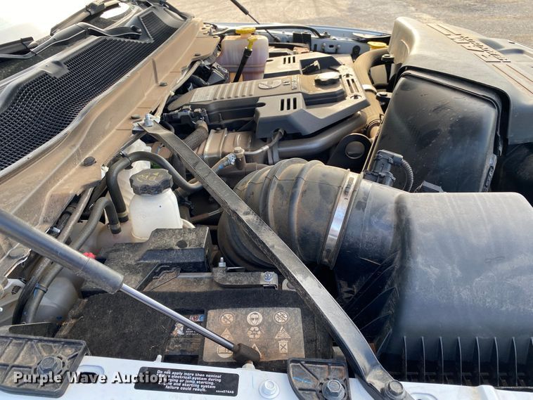 image for item DM4127 2021 Dodge Ram 5500HD Crew Cab flatbed truck