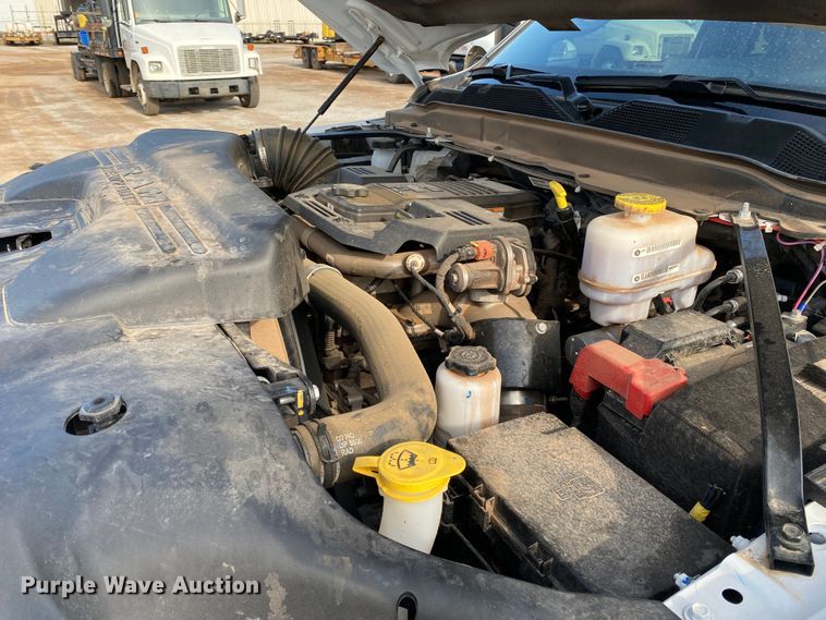 image for item DM4127 2021 Dodge Ram 5500HD Crew Cab flatbed truck