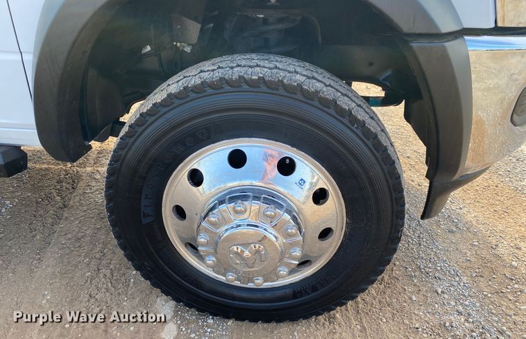 image for item DM4127 2021 Dodge Ram 5500HD Crew Cab flatbed truck