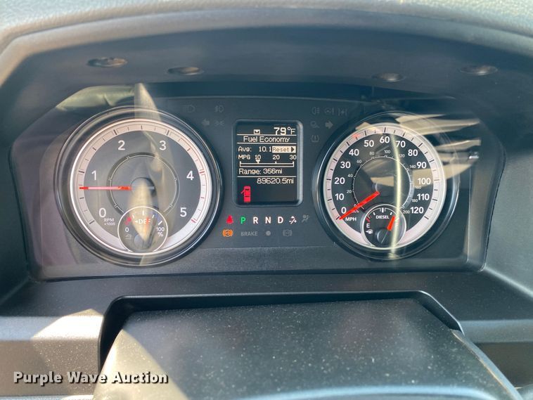 image for item DM4128 2018 Dodge Ram 5500HD flatbed truck