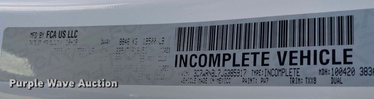 image for item DM4128 2018 Dodge Ram 5500HD flatbed truck