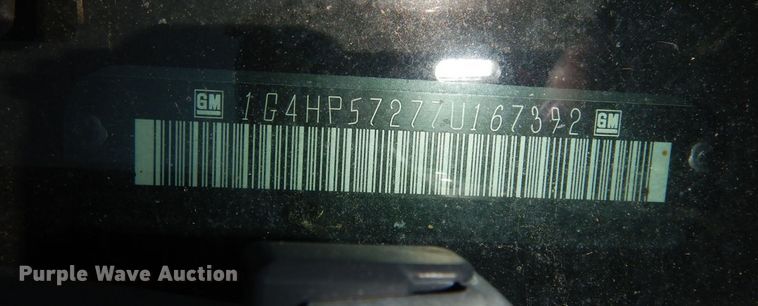 image for item DN1566 2007 Buick Lucerne CX