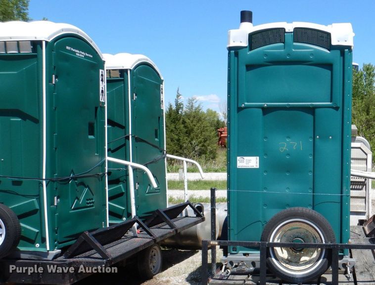 image for item DN7399 Shop built  portable restroom trailer