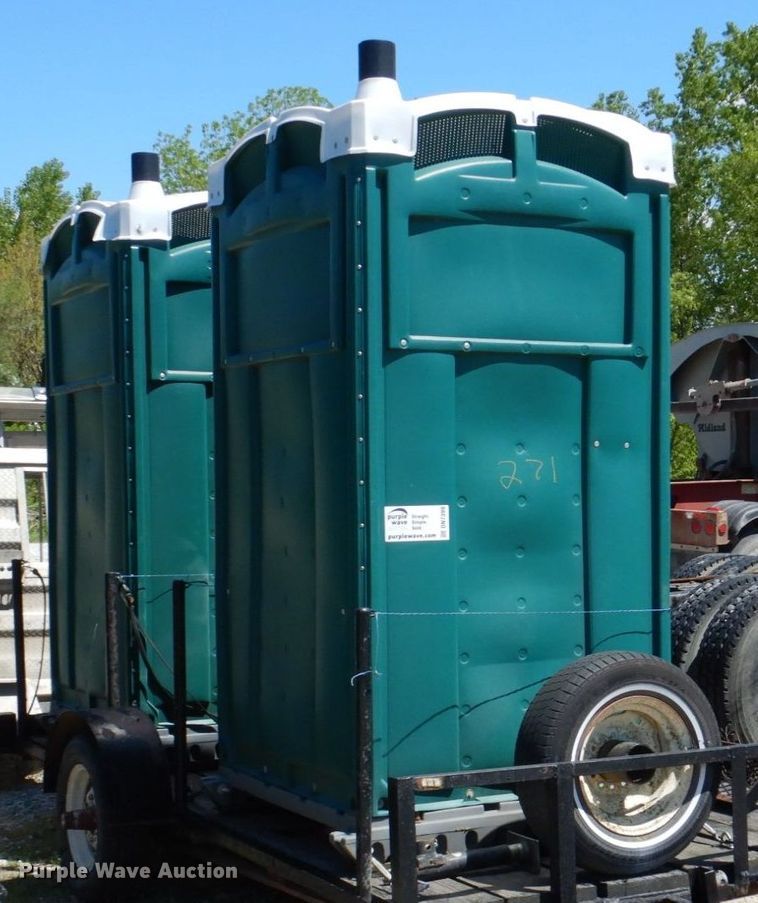image for item DN7399 Shop built  portable restroom trailer