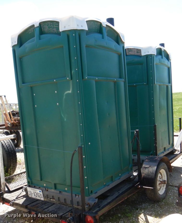 image for item DN7399 Shop built  portable restroom trailer