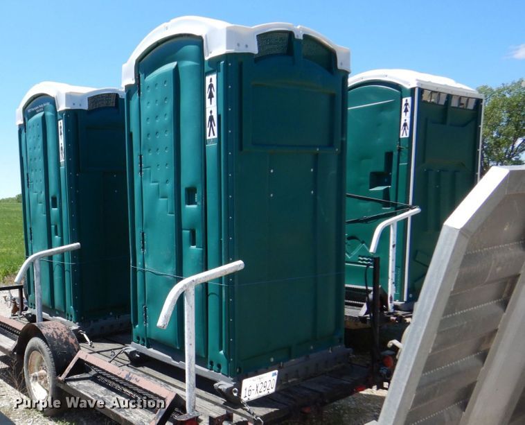 image for item DN7399 Shop built  portable restroom trailer