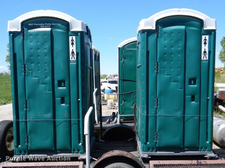 image for item DN7399 Shop built  portable restroom trailer