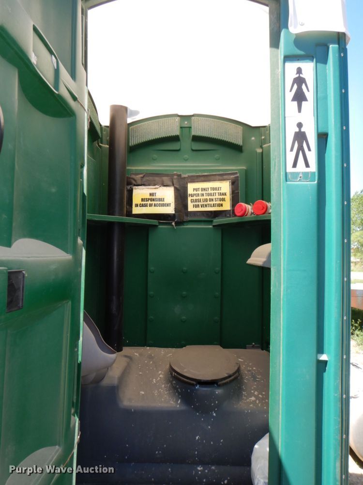 image for item DN7399 Shop built  portable restroom trailer
