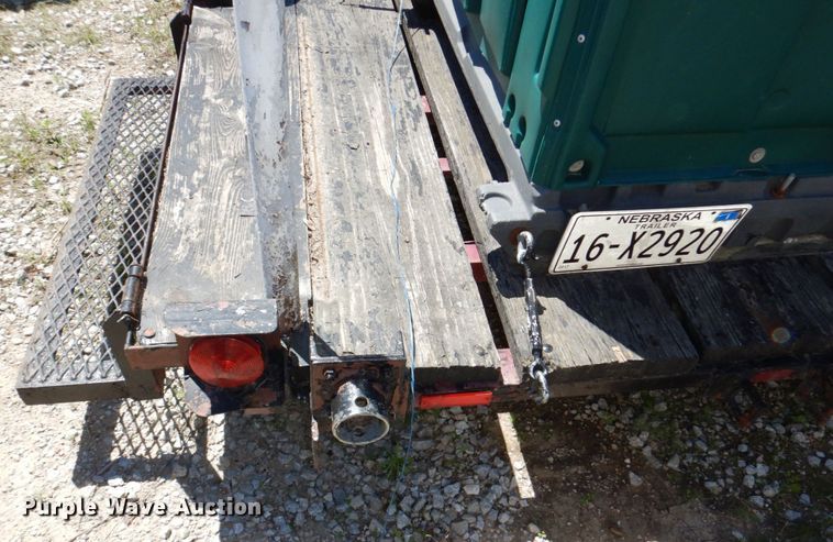 image for item DN7399 Shop built  portable restroom trailer