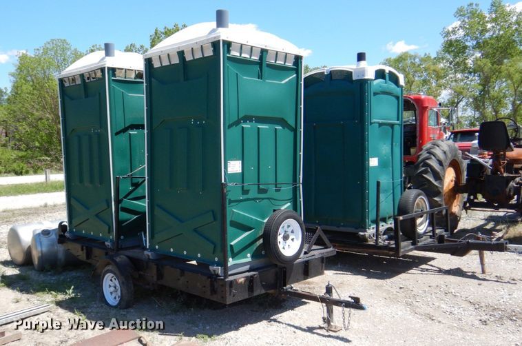 image for item DN7400 Shop built  portable restroom trailer