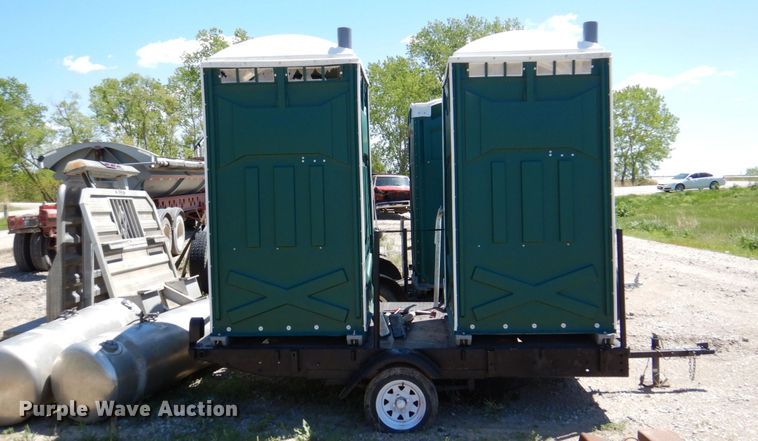 image for item DN7400 Shop built  portable restroom trailer