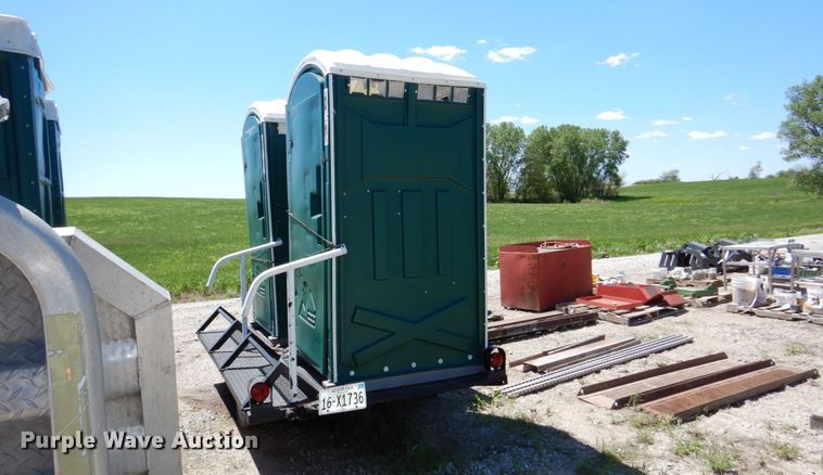 image for item DN7400 Shop built  portable restroom trailer