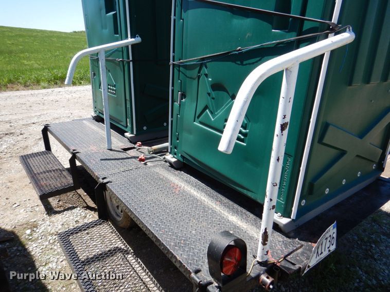 image for item DN7400 Shop built  portable restroom trailer