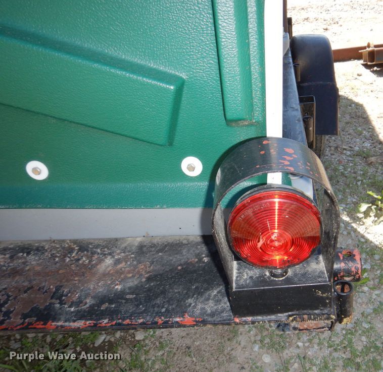 image for item DN7400 Shop built  portable restroom trailer