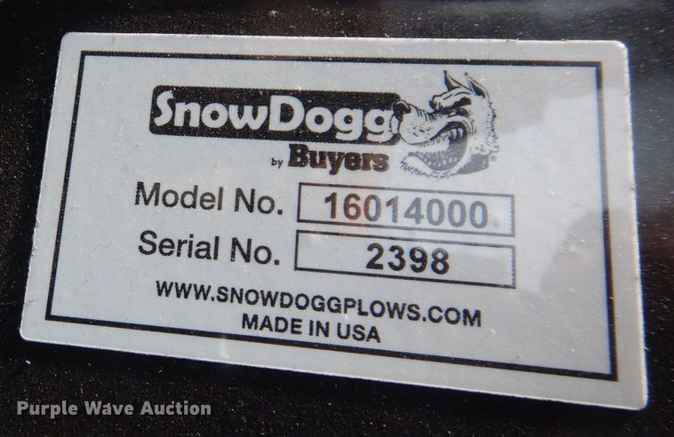 image for item DR0393 Snow Dog 16014000  V-plow