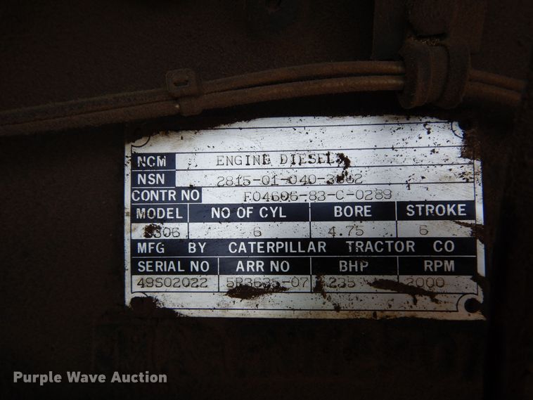 image for item DR1180 Lobby Welding Co MEP007B  generator
